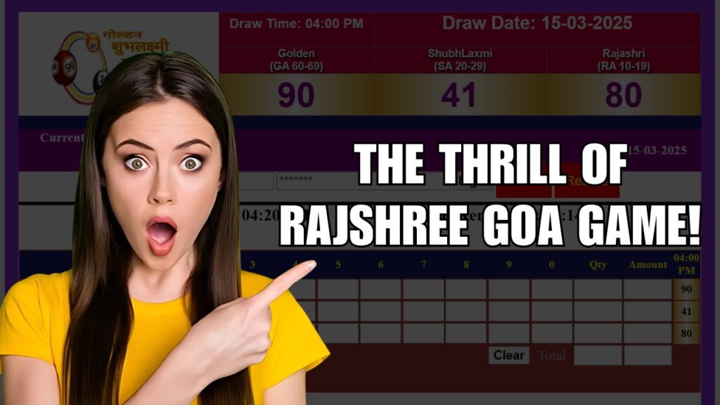 rajshree goa game