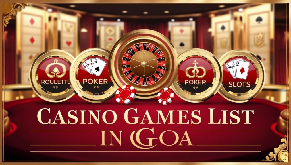 casino games list in goa